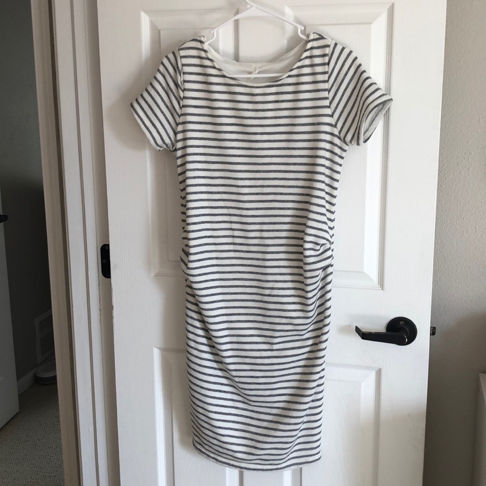 Pinkblush Maternity Striped Dress